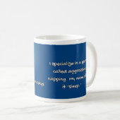 ManoSays - Witty Line on Sleeping - Kaffeetasse (VorderseiteRechts)
