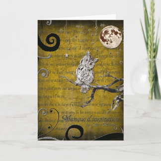 Manque d'inspiration Card Karte