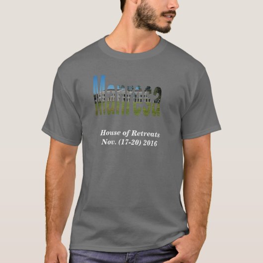 Manresa-Rückzug-Shirt T-Shirt (Vorderseite)