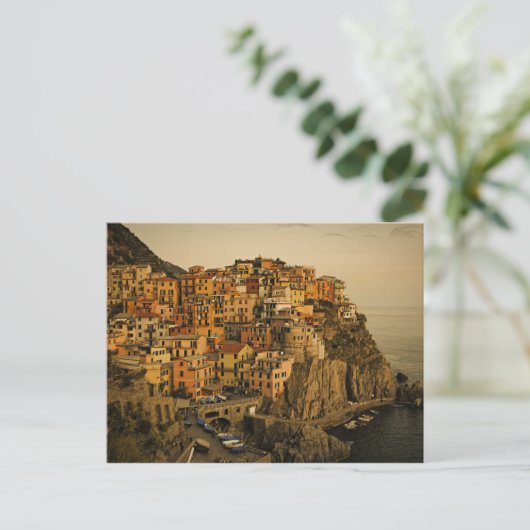 Manrola - Cinque Terre, Italia Postcard Postkarte (Stehend Vorderseite)