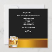 Mans 30. Geburtstag Party Drinks Bierjungen Nacht Einladung (Rückseite)