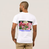 mans bella tee. Happy Oaster. Alpaca/Hunny T-Shirt (Schwarz voll)