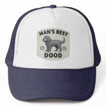 Man's Best Dood - Custom Dark Navy Cream