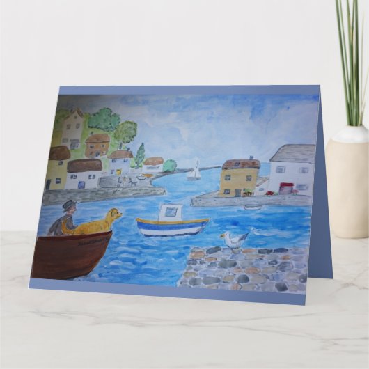 Mans Best Friend Karte (Vorderseite)