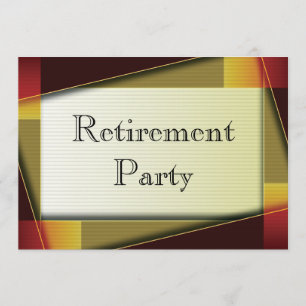 Mans Classic Retirement Party Einladung