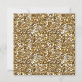 Mans Gold im Alter bis zur Perfektion 50. Geburtst Einladung (Rückseite)