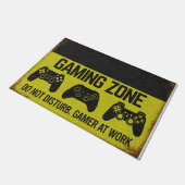 Man's Room Doormat, Gaming Zone Fußmatte (Schrägansicht)