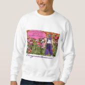Mans Sweatshirt. Herzlichen Glückwunsch. Sweatshirt (Vorderseite)
