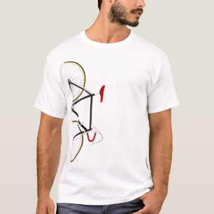 Mans Vintage-Rad-T-Shirt  Auf Dein Rad. T-Shirt