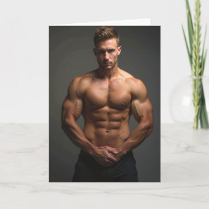 Manscape Greetings Card Karte