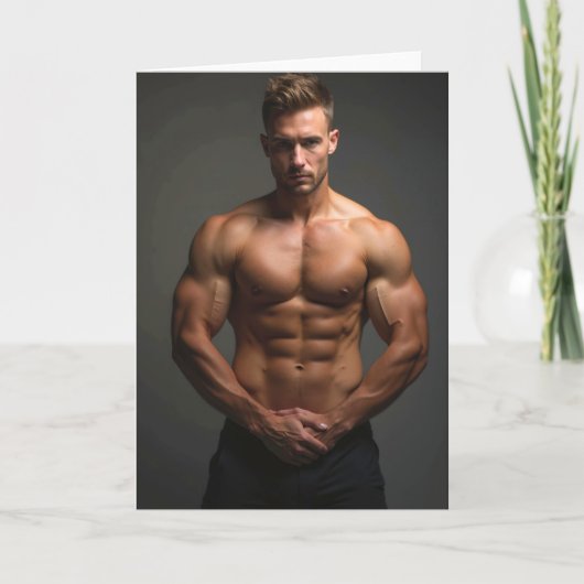 Manscape Greetings Card Karte (Vorderseite)