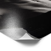 Manscape in Grey Hot Typ Poster (Ecke)