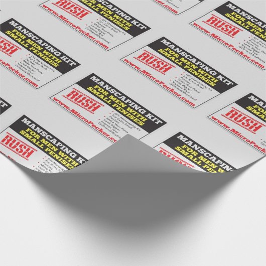 MANSCAPING KIT GESCHENKPAPIER (Ecke)