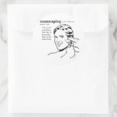MANSCAPING RUNDER AUFKLEBER (Tasche)