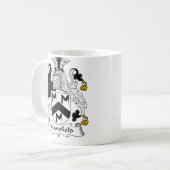 Mansfield-Familienwappen Kaffeetasse (Vorderseite Links)