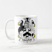 Mansfield-Familienwappen Kaffeetasse (Links)