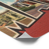 Mansfield, Ohio - Große Buchstabenszenen Poster (Ecke)