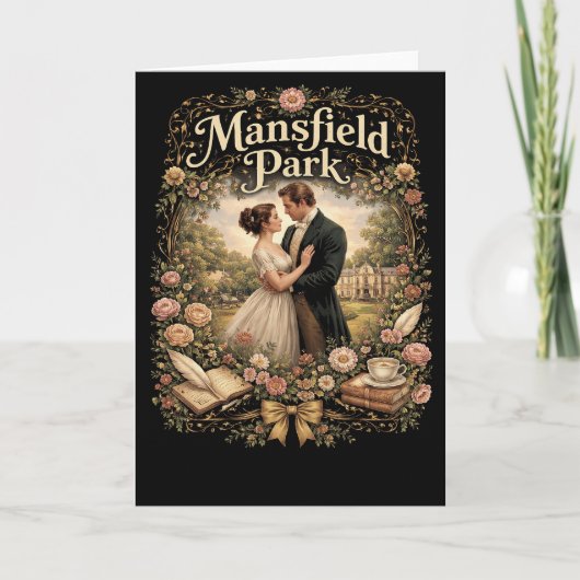 Mansfield Park Feiertagskarte (Vorderseite)