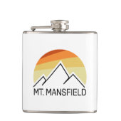 Mansfield Retro Flachmann (Vorderseite)