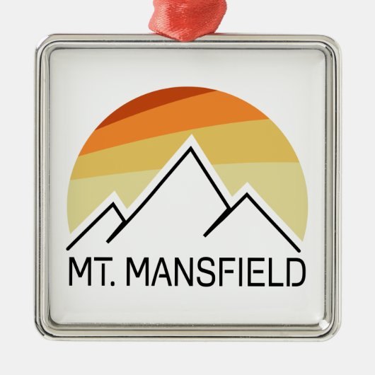 Mansfield Retro Ornament Aus Metall (Vorne)