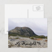 Mansfield, Vt Postkarte (Vorne/Hinten)