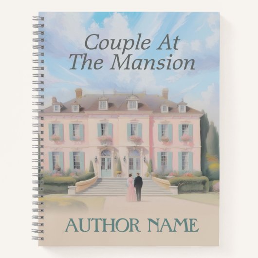 Mansion Couple Book Cover Inspiration Notebook Notizblock (Vorderseite)