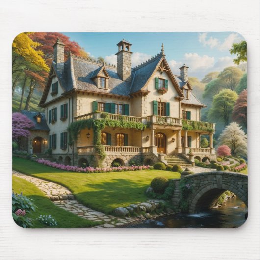 Mansion des perfekten erfundenen Moments Mousepad (Vorne)