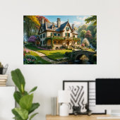 Mansion des perfekten erfundenen Moments Poster (Heimbüro)