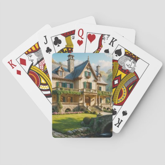 Mansion des perfekten erfundenen Moments Spielkarten (Rückseite)