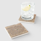 Mansion of Happiness – old game Steinuntersetzer (Seitenansicht)