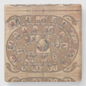 Mansion of Happiness – old game Steinuntersetzer (Vorderseite)