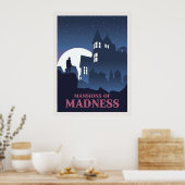 Mansions of Madness Board Game Minimalistisch Trav Poster (Küche)