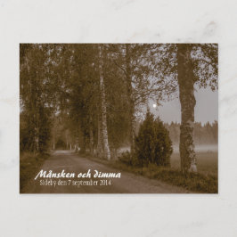 Månsken och dimma CC0545 Sideby Postcard Postkarte