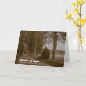 Månsken och dimma CC0546 Sideby Grußkarte Karte (Gelbe Blume)