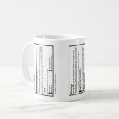 Manspledrin-Tasse | Mansplaining Relief for Femini Kaffeetasse (Vorderseite Links)