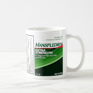 Manspledrin-Tasse Mansplaining Relief for Femini Kaffeetasse