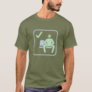 Manspread, junger Mann, manspread! T-Shirt