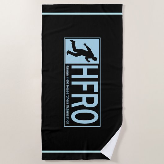 Mansquatch - HFRO Strandtuch (Vorderseite)