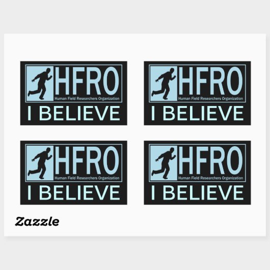 Mansquatch Rechteckiger Aufkleber (Blatt)