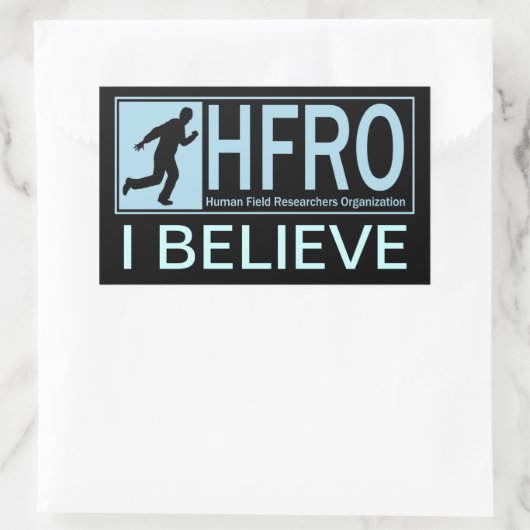 Mansquatch Rechteckiger Aufkleber (Tasche)