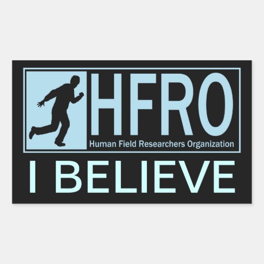 Mansquatch Rechteckiger Aufkleber (Vorderseite)