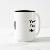 Mansquatch Zweifarbige Tasse (VorderseiteRechts)