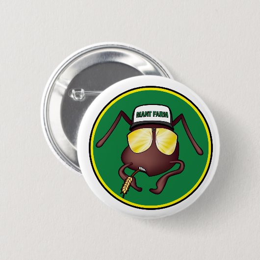 Mant Bauernhof der Knopf Button (Vorne & Hinten)