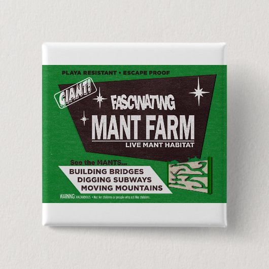 Mant Bauernhof der Knopf Button (Vorderseite)