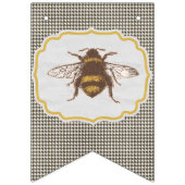 Mant to Bee - Schwarz & Weiß Banner (Erste Fahne)