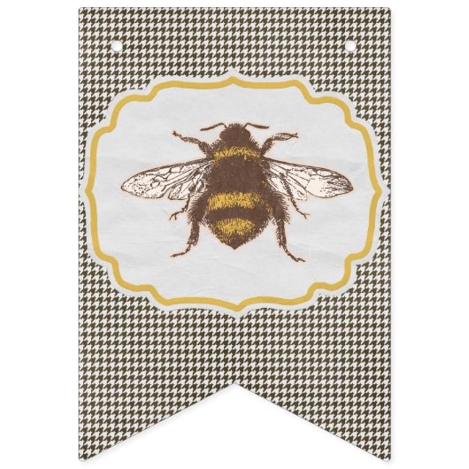 Mant to Bee - Schwarz & Weiß Banner (Erste Fahne)