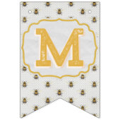 Mant to Bee - Schwarz & Weiß Banner (Dritte Fahne)