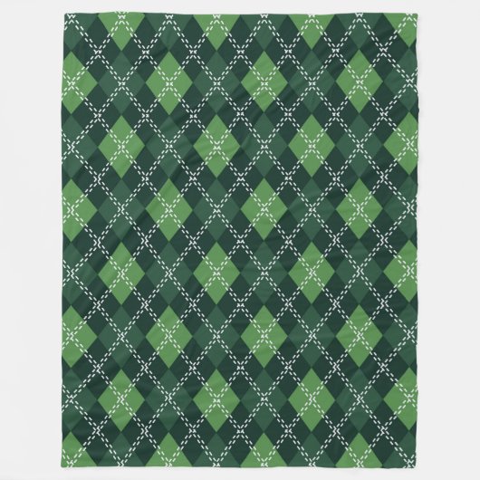 Manta Argyle Fleecedecke (Vorderseite)