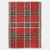 Manta Clásica a Cuadros Rojo Decke (Vorderseite Vertikal)