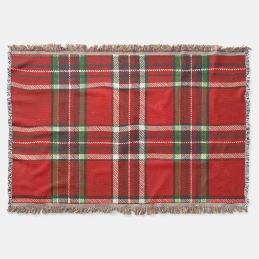 Manta Clásica a Cuadros Rojo Decke (Vorderseite)